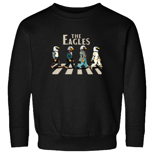 The Eagles Abbey Road Sweatshirts, Zebra Crossing Sweatshirts