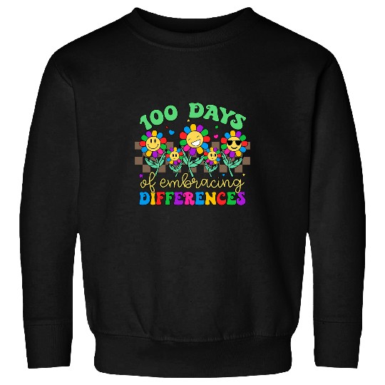 Autism Puzzle 100 Days Of Embracing Differences Sped Teacher Autism Kids 2 Sweatshirts