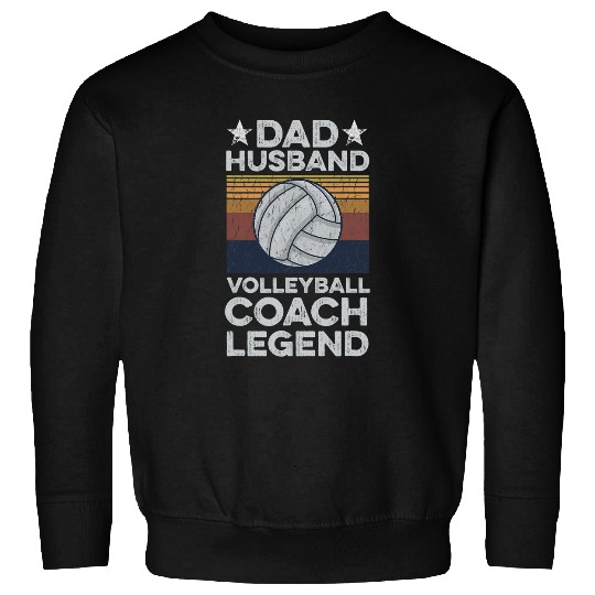 Mens Volleyball Season Design for your Volleyball Coachs Dad Sweatshirts