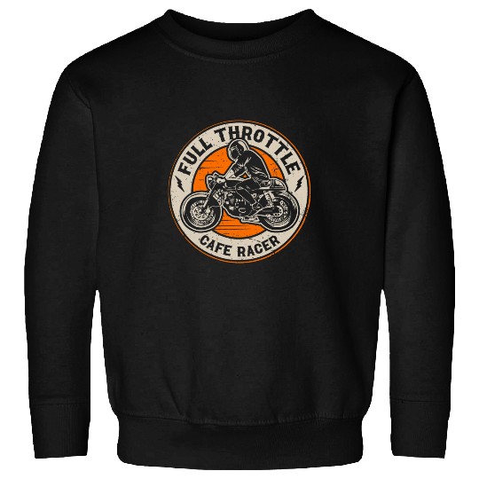 Full Throttle 2vintages Badge Cafe Racer Sweatshirts