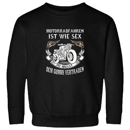 Biker Ride Chopper Mens Motocross Mens Motorcycle Rider Sweatshirts