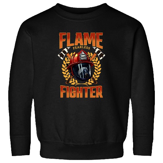 Flame Fighter Fearless firefighter Sweatshirts