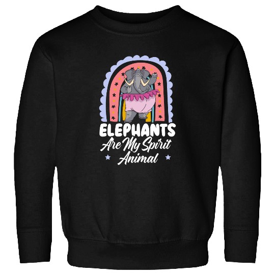 Elephant Mammal Are My Spirit Animal Lover Wildlife Zookeeper 1 Sweatshirts