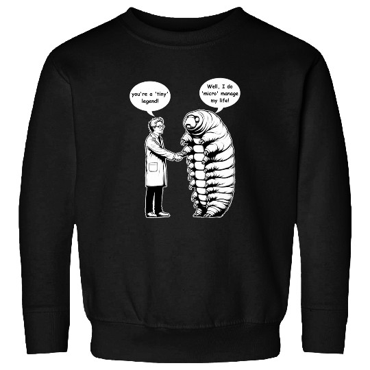 Tardigrade Biologist Water Bear Microbiology Tardigrade Sweatshirts