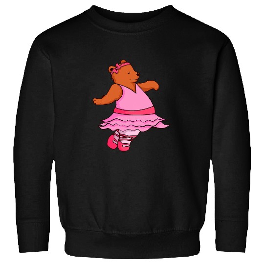 Teddy Bear Ballet Dancer Funny Animal Ballerina Tee Sweatshirts