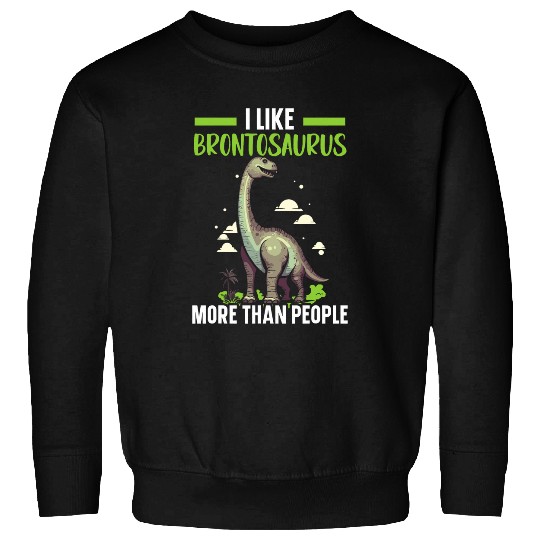 Dinosaur Pet Brontosaurus Dinosaur Lover Paleontology Prehistoric Dino 4 Sweatshirts