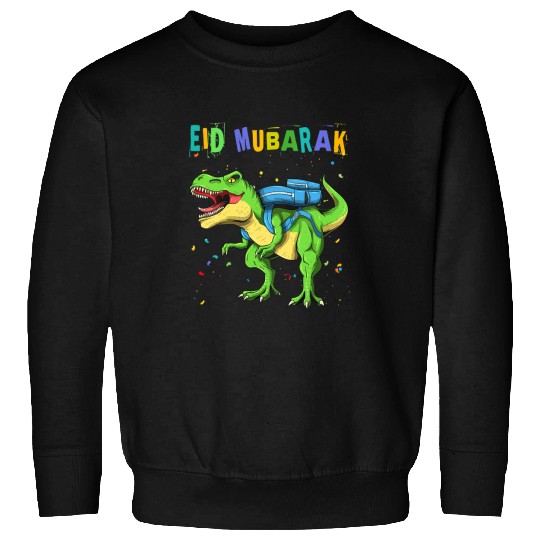 Dinosaur Pet Kids Eid Muslim Kids Eid Mubarak for Kids Boys Youth Sweatshirts