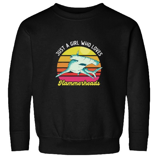Hammerhead Shark Hammer Hear Shark Lover Sea Biologist Sweatshirts