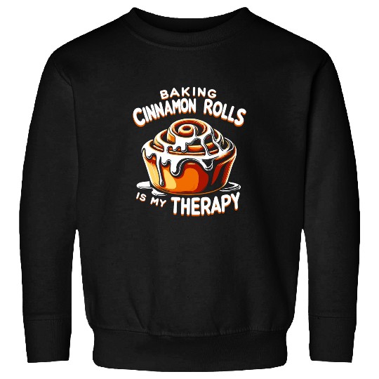 Cinnamon Baker Enthusiast Baking Lover Design 3 Sweatshirts