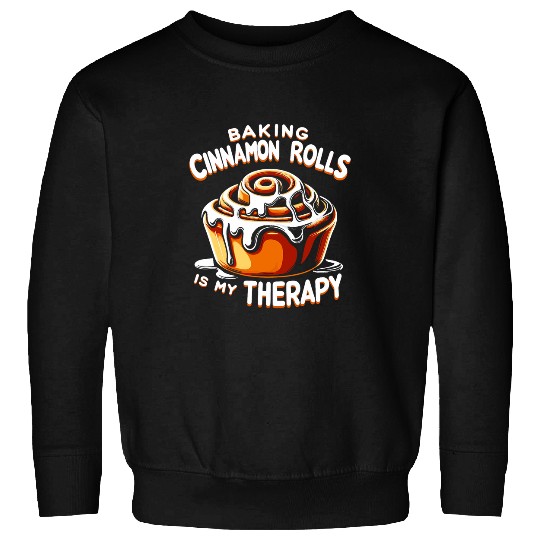 Cinnamon Baker Enthusiast Baking Lover Design 3 Sweatshirts