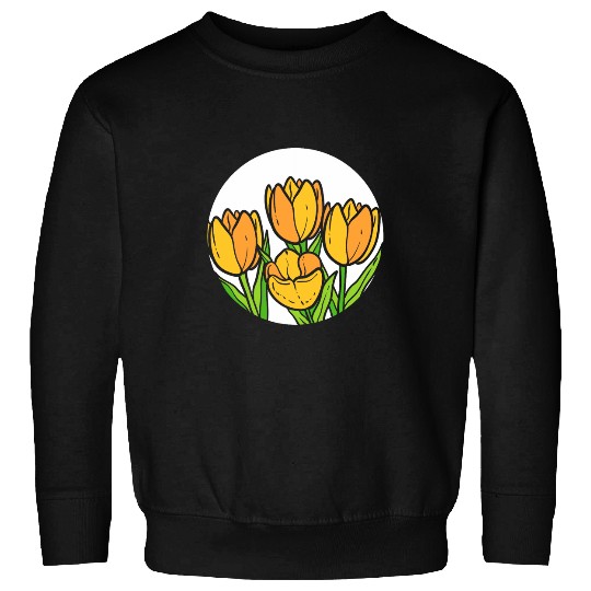 Yellow Tulips Florist Sweatshirts