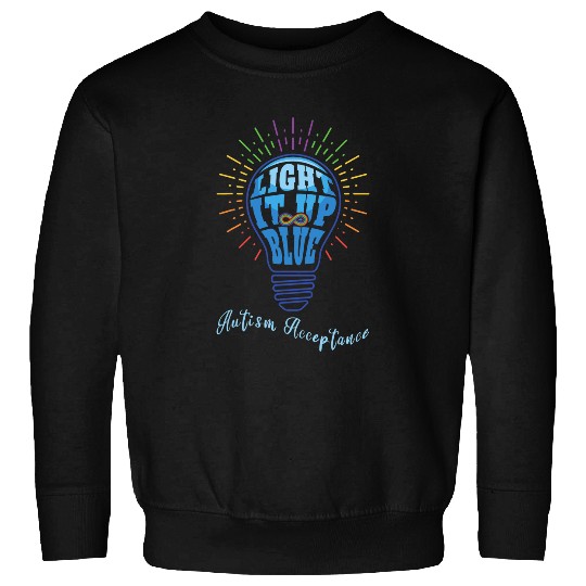 Autism Puzzle Acceptance April Light Blue For Sweatshirts