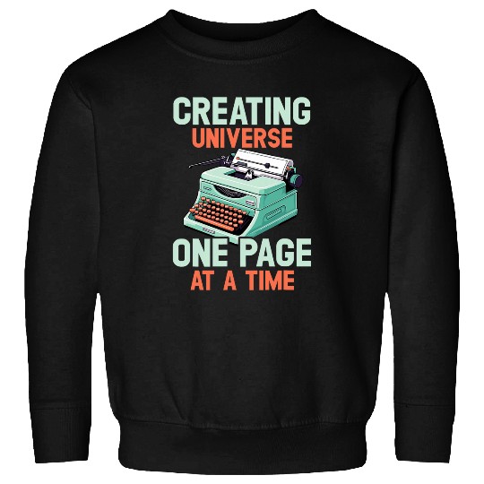 Author Bookworm Novel Book Writer Journalist Literature 3 Sweatshirts