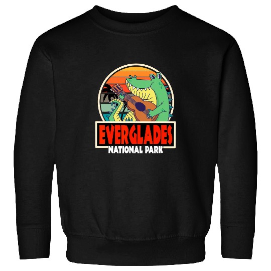 Alligator Pet America National Park Everglades Design Crocodile with Sweatshirts