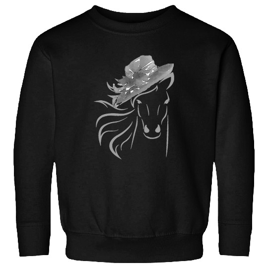 Horse Pet Hat Funny Kentucky Party Sweatshirts