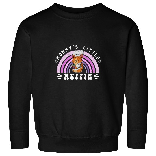 Baker kittens kids cute chefs baking cupcake toque blanche Sweatshirts