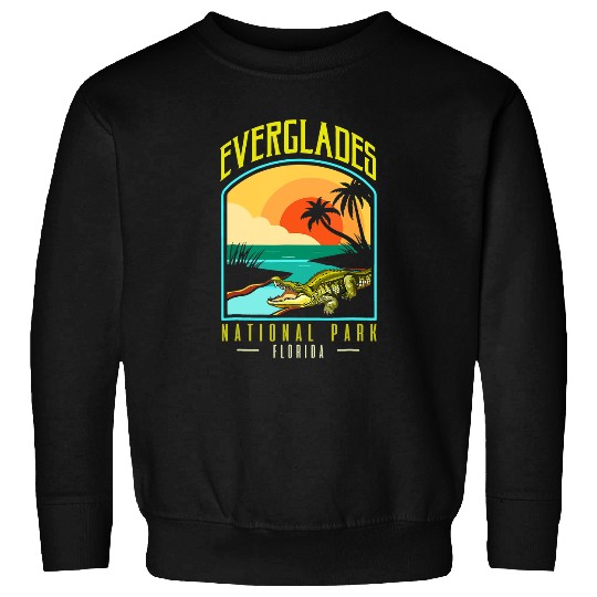 Alligator Pet Everglades National Park US Crocodile Florida Alligators 2 Sweatshirts
