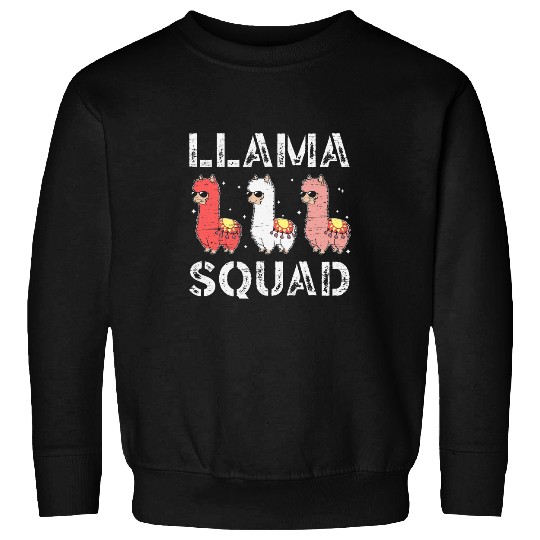 Llama Pet Squad Animal Fur Alpaca Wool Sweatshirts