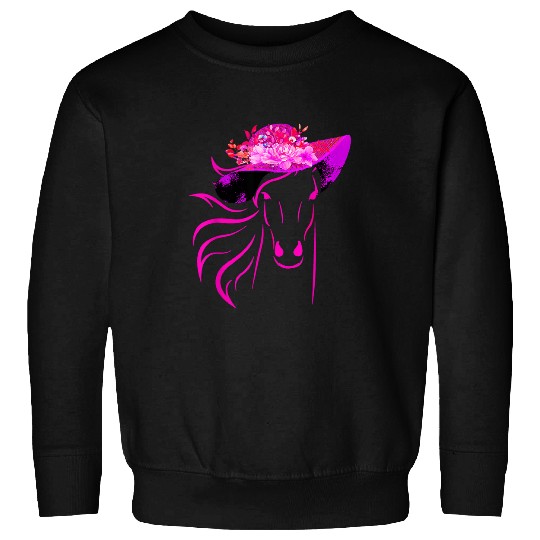 Horse Pet Hat Funny Kentucky Party 1 Sweatshirts