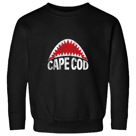 Shark Pet Teeth Cape Cod jawbone mens womens youth graphic Sweatshirts