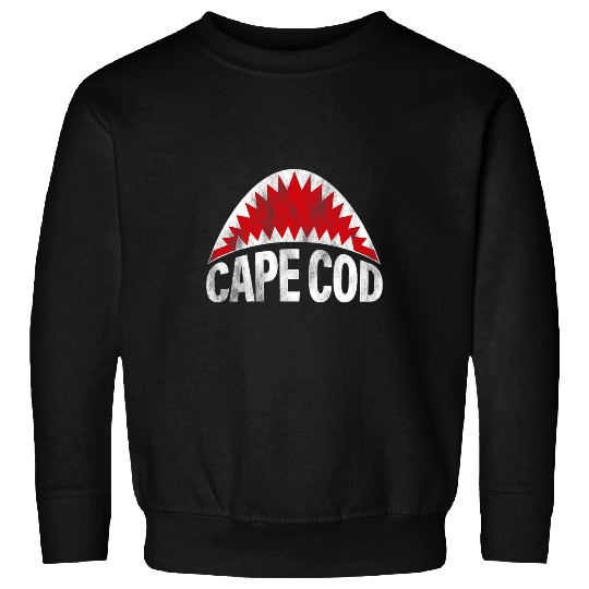 Shark Pet Teeth Cape Cod jawbone mens womens youth graphic Sweatshirts