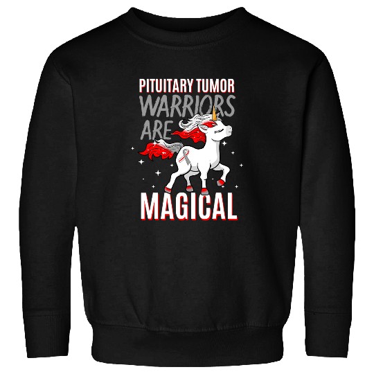 Unicorn Pet Pituitary Tumor Awareness Warriors Adenoma Sweatshirts
