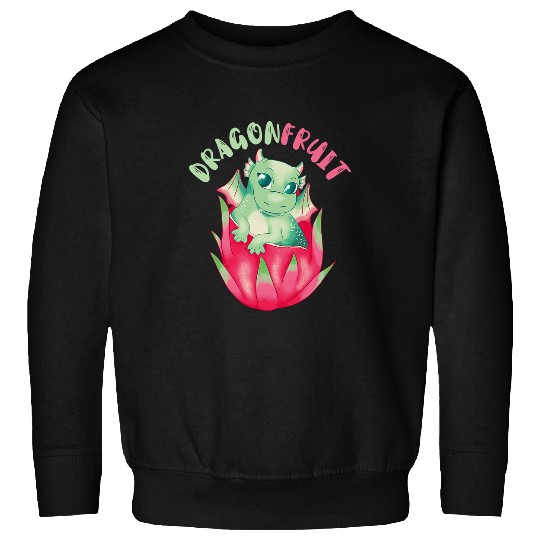 Dragon Pet Dragonfruit Funny Dragon Fruit Tropical Exotic Pitaya Animal Sweatshirts