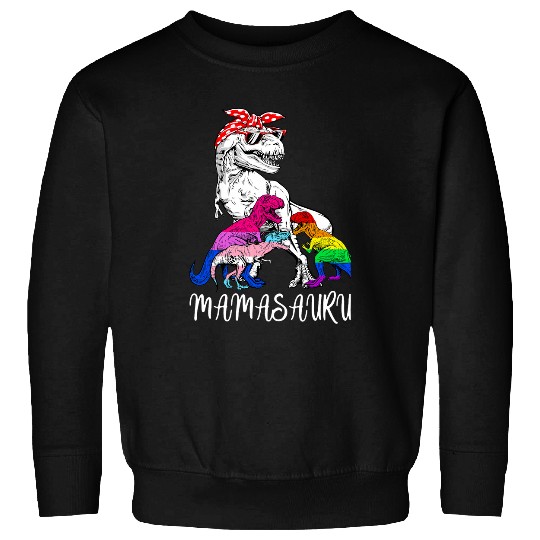Dinosaur Pet LGBT Mamasaurus TRex LGBT Pride Dinosaur Lovers Mothers Day Tee Sweatshirts