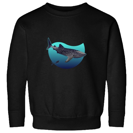 Shark Pet Swimming Diving Reef Shark Sea Life Sweatshirts