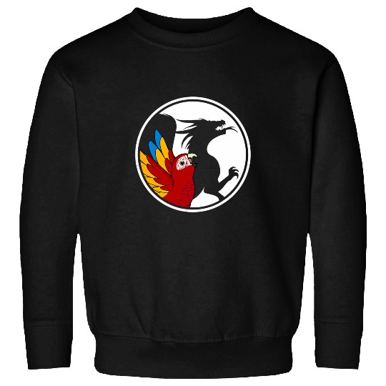 Dragon Pet Parrot 2Dragon Shadow I Scarlet Macaw Sweatshirts