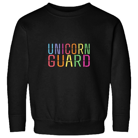 Unicorn Pet Halloween Mom Daughter Dad Adult Costume Unicorn Security 2 Sweatshirts