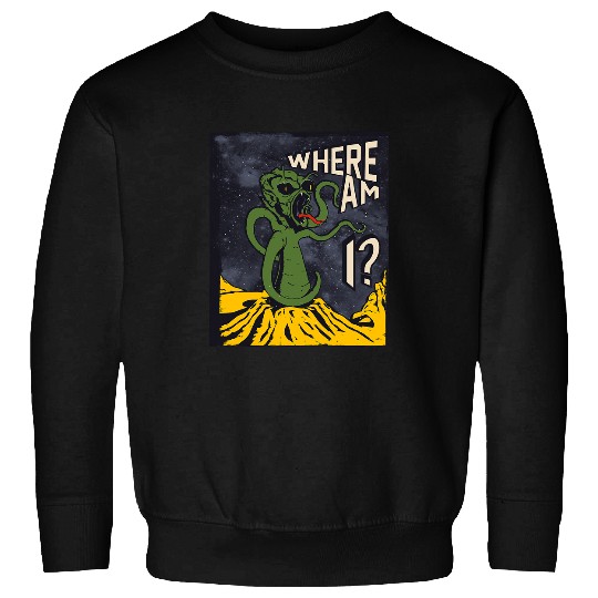 Aliens UFO Space Monster 1950s Science Fiction Extraterrestrial Sweatshirts