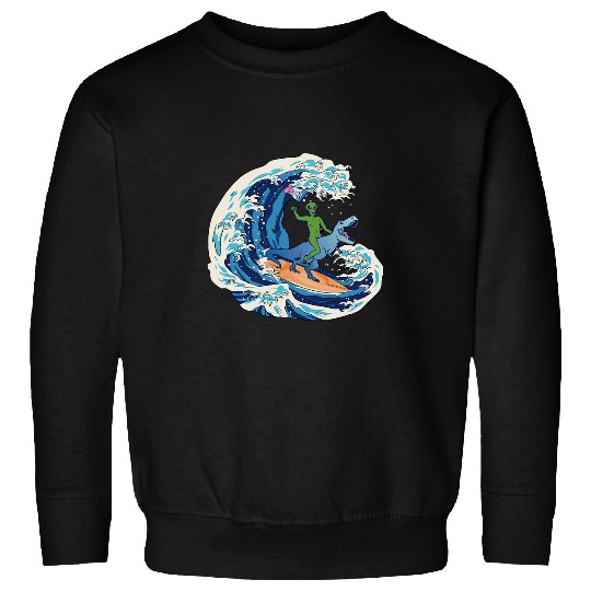 Aliens UFO Abduction Space Ancient Aliens Merchandise Sweatshirts