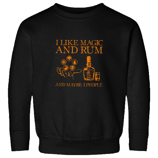 Dragon Pet Dungeon Crawler Dragon Master DM Game I Like Magic And Rum Sweatshirts