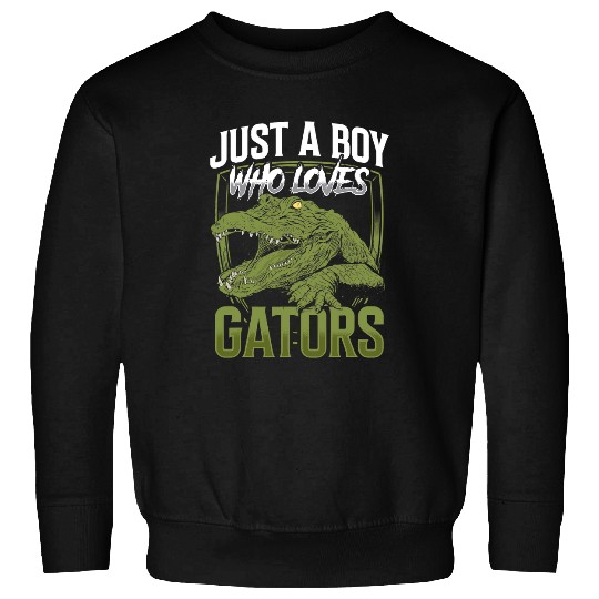 Alligator Pet Gators Lover Alligator Fan Crocodile Owner Funny Humor Boy Sweatshirts