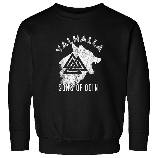 Coyote Mammal Viking Fenrir wolfs Valhalla Sons of Odin Valknut Symbol Sweatshirts