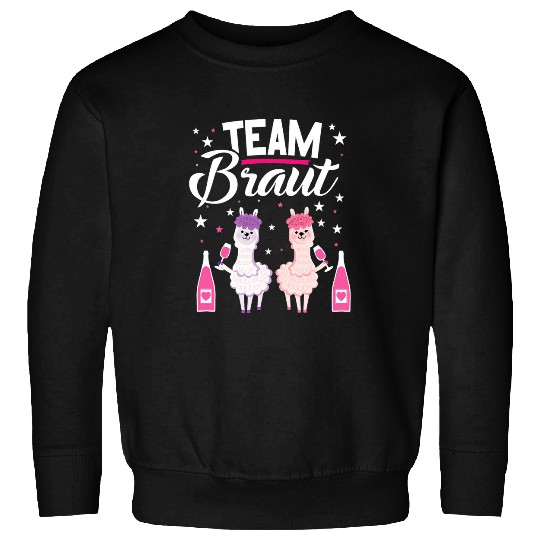 Llama Pet Team Bride Bachelorette Party Alpaca JGA Sweatshirts