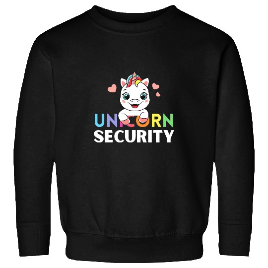Unicorn Pet Halloween Unicorns Costume Mom Daughter Unicorn Security 2 Sweatshirts