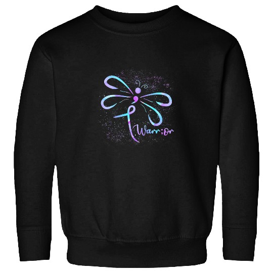 suicides Prevention 988 Ribbon dragonfly semicolon suicides prevention awareness out Sweatshirts
