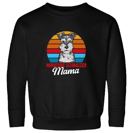 Schnauzer Pet Miniature Schnauzer Mama Mini Sweatshirts