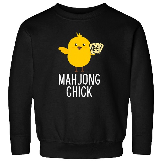 Chicken Pet Mahjong Chick Player Board Game MahJongg China Solitaire Sweatshirts