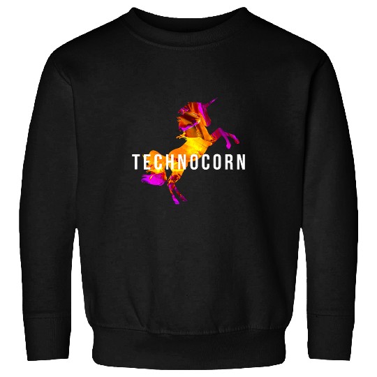 Unicorn Pet Technocorn Techno Festival Rave Music DJ EDM Bass Sweatshirts