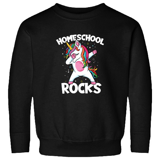 Unicorn Pet Magical cute  unicorn First Day Of School Homeschool Sweatshirts