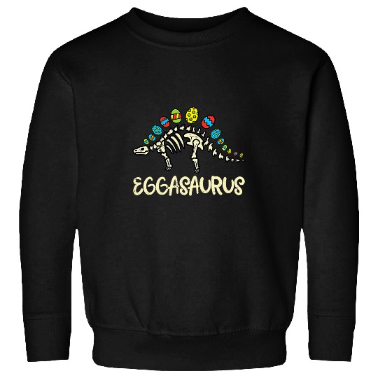 Dinosaur Pet Eggasaurus Easter Stegosaurus Dinosaur Boys Kids Toddler Sweatshirts