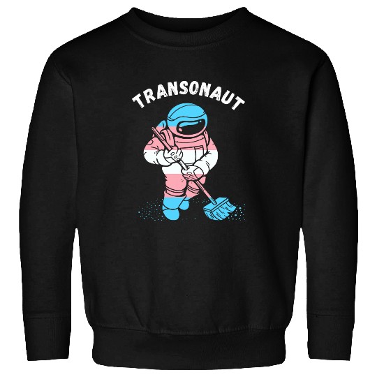 Transgender Astronaut Cleaner Transgender Pride LGBTQ Sweatshirts