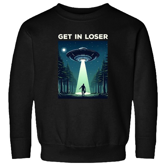 Aliens UFO files science fiction Spaceship conspiracy vintage Sweatshirts