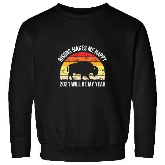 Cow Pet Bisons Buffalo Farmer Animal Nature Cattle Cow My Year 82 Sweatshirts