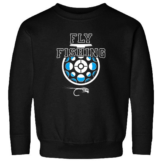 Fishing Fun Fly Fishing Reel for Trout Fisherman Nymphing Sweatshirts
