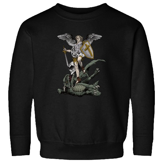 Dragon Pet Saint Michael the Archangel defeats the Sweatshirts
