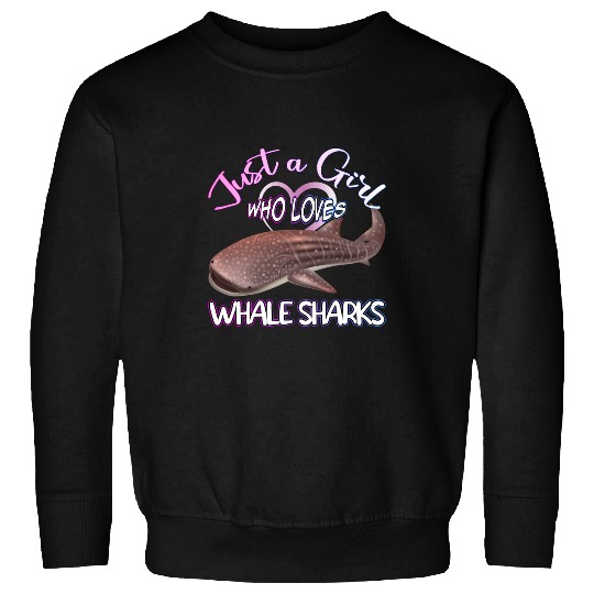 Shark Pet Just a Girl who loves Whale Sharks Scuba diving design 1 Sweatshirts